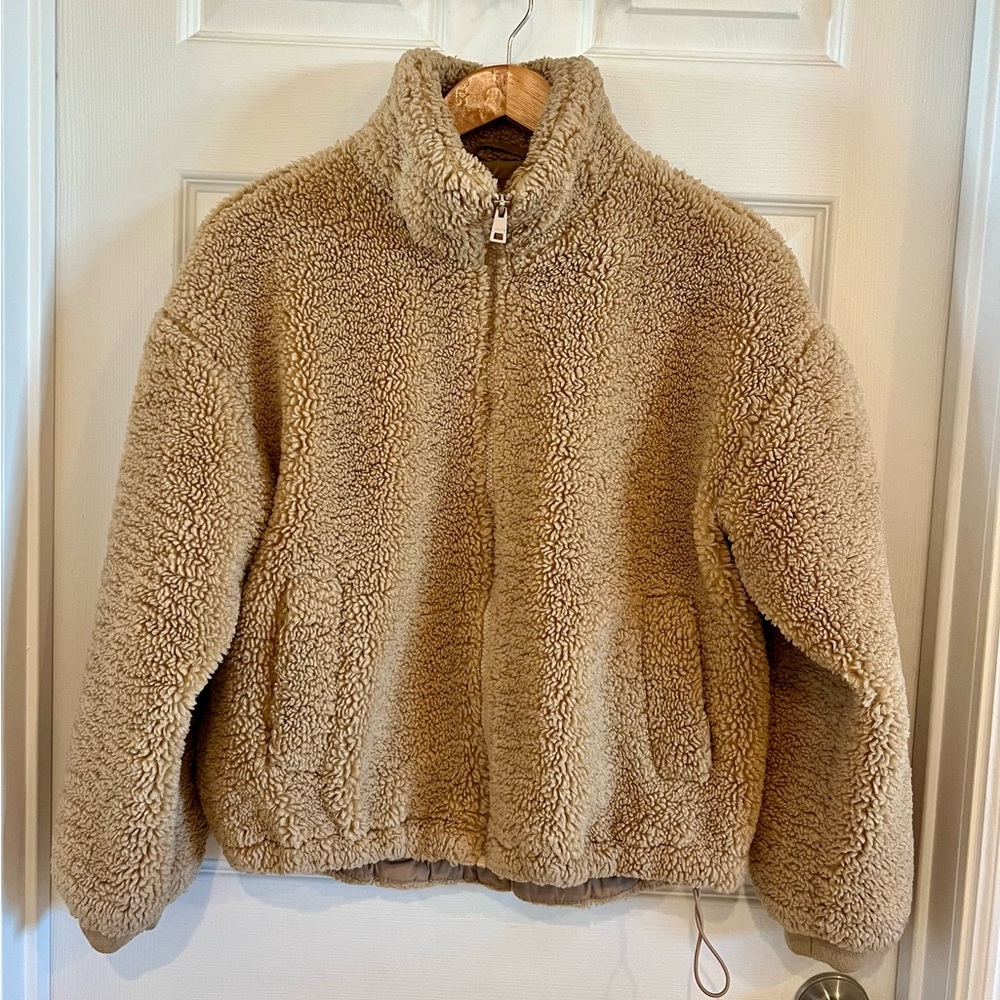 Women's LEVI'S Cozy Sherpa Jacket Sz XS $108